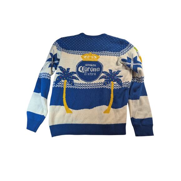 CORONA EXTRA - LA CERVEZA MAS FINA - Men's Size XL Ugly Christmas Beer Sweater - Picture 4 of 4